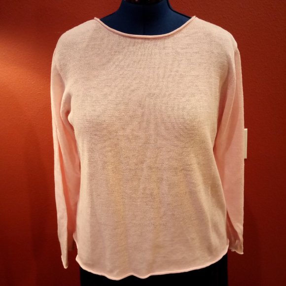 EILEEN FISHER TOP  100% LINEN   Eco-Fashion!   NWOT? - Picture 1 of 3